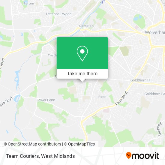 Team Couriers map