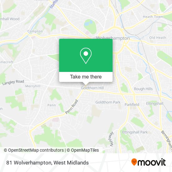 81 Wolverhampton map
