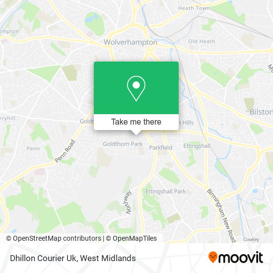 Dhillon Courier Uk map