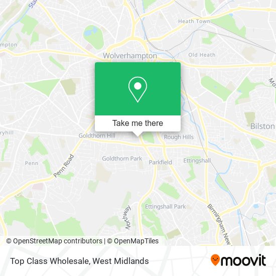 Top Class Wholesale map