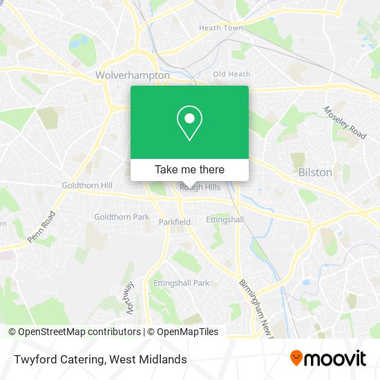 Twyford Catering map