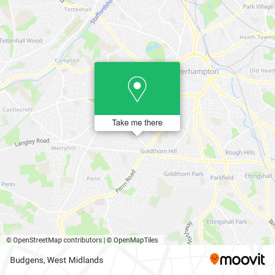 Budgens map