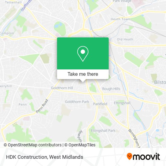 HDK Construction map