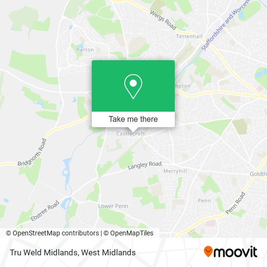 Tru Weld Midlands map