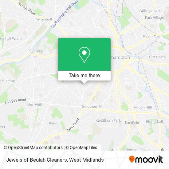 Jewels of Beulah Cleaners map