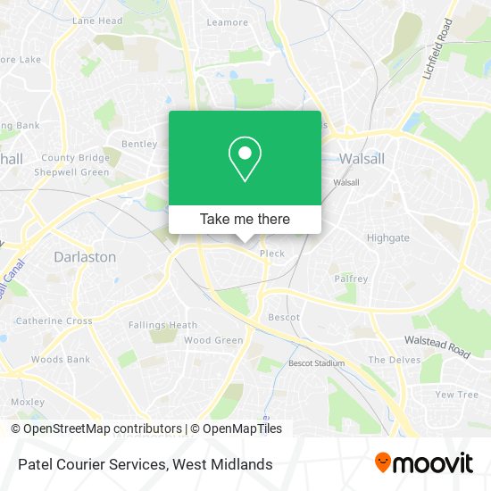 Patel Courier Services map