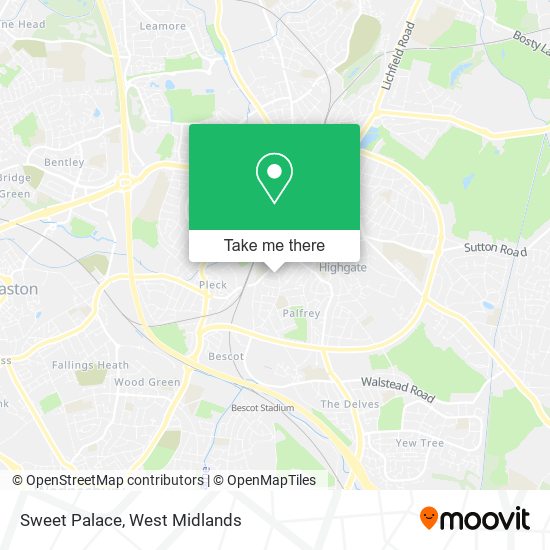 Sweet Palace map
