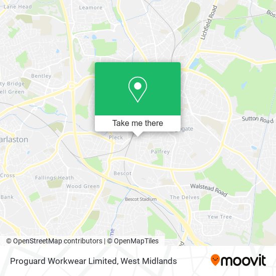 Proguard Workwear Limited map