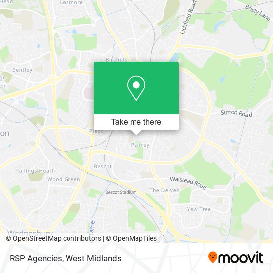 RSP Agencies map