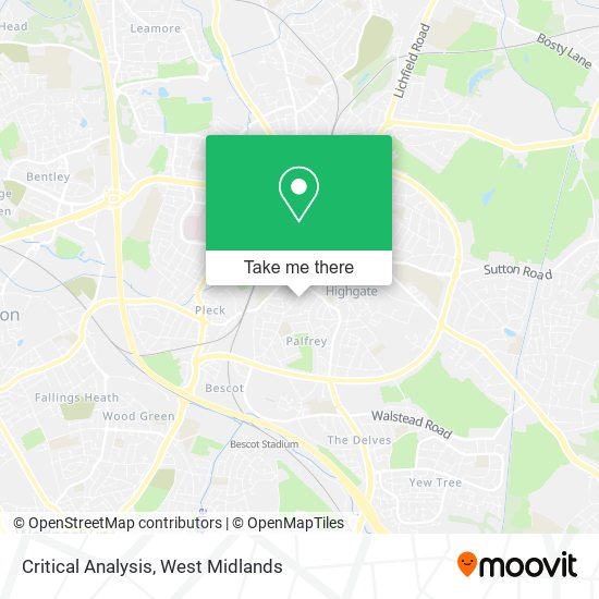 Critical Analysis map