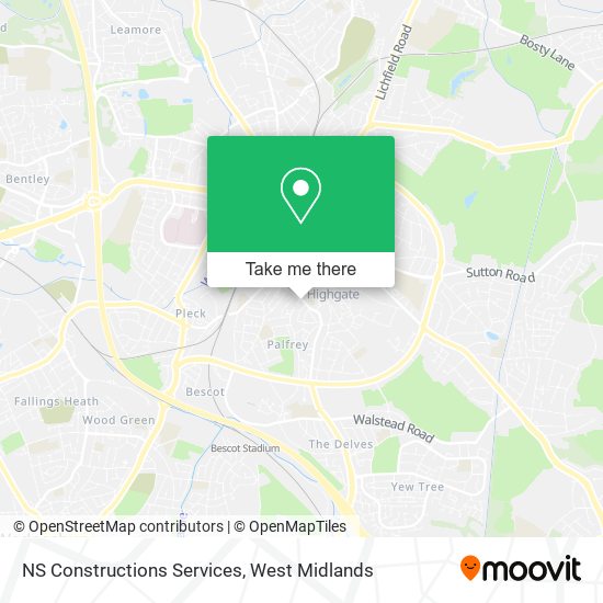 NS Constructions Services map