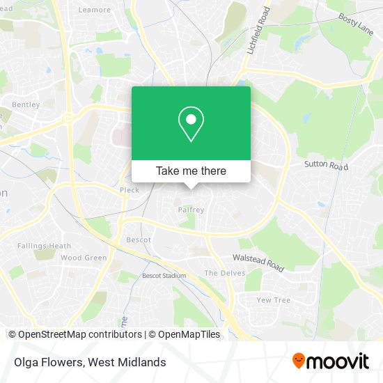 Olga Flowers map