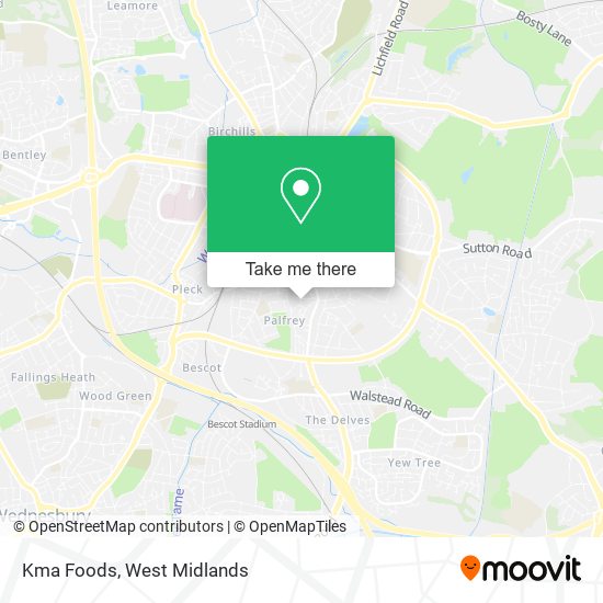Kma Foods map