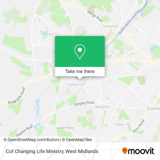 Cof Changing Life Ministry map