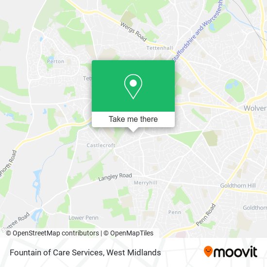 Fountain of Care Services map