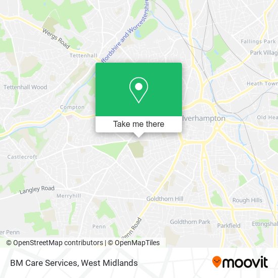 BM Care Services map