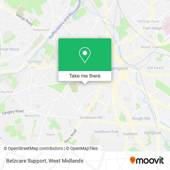 Belzcare Support map