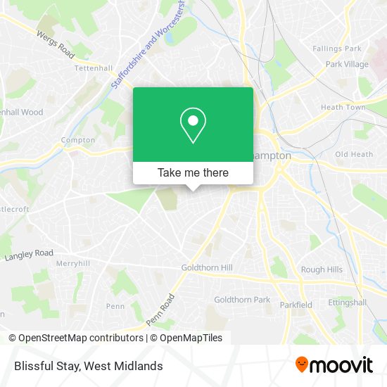 Blissful Stay map