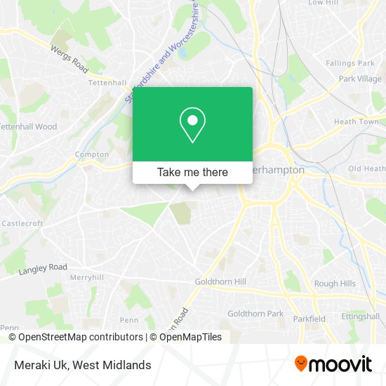 Meraki Uk map