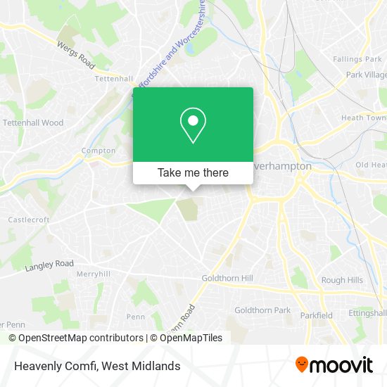 Heavenly Comfi map