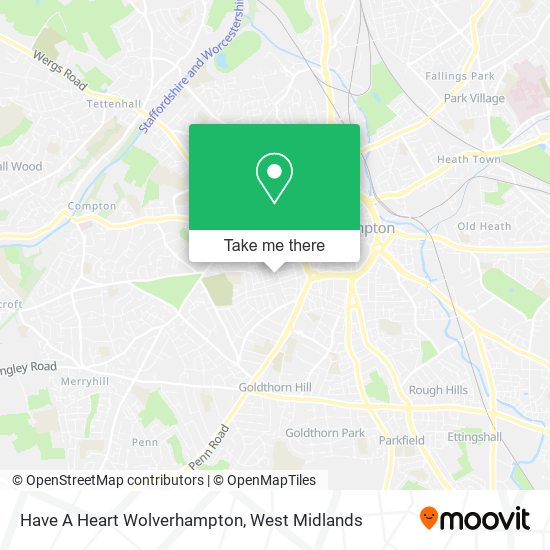 Have A Heart Wolverhampton map