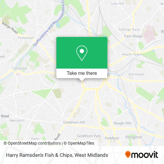 Harry Ramsden's Fish & Chips map