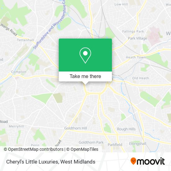 Cheryl's Little Luxuries map