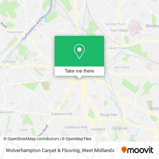 Wolverhampton Carpet & Flooring map
