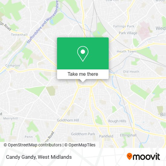 Candy Gandy map