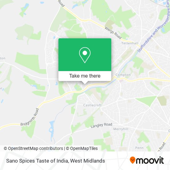 Sano Spices Taste of India map