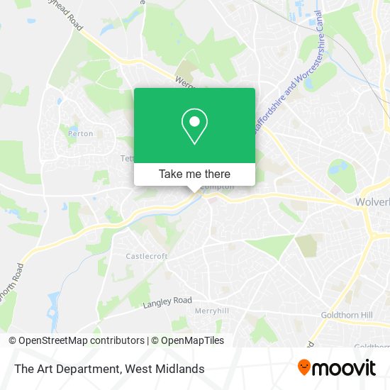 The Art Department map
