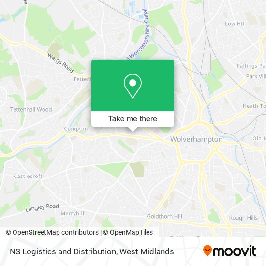 NS Logistics and Distribution map