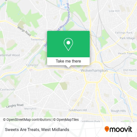 Sweets Are Treats map