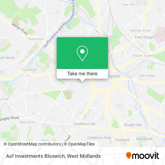 Asf Investments Bloxwich map
