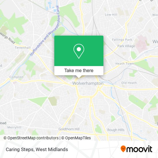 Caring Steps map