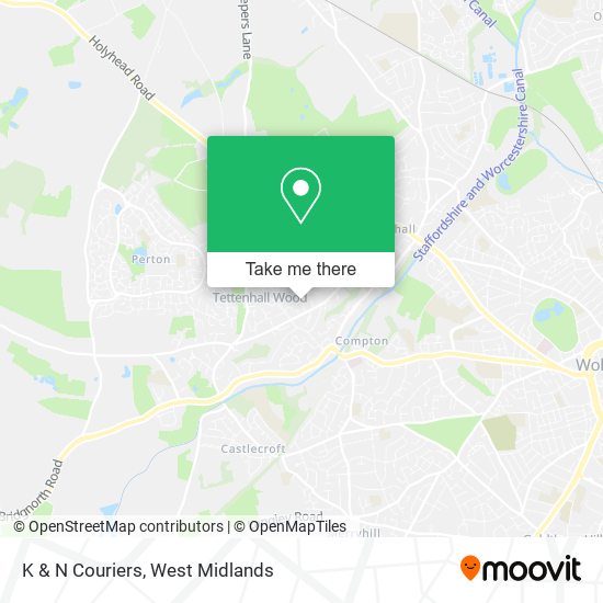 K & N Couriers map
