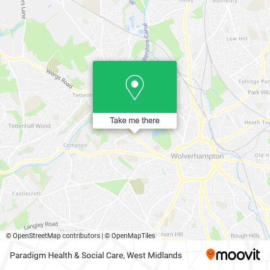 Paradigm Health & Social Care map