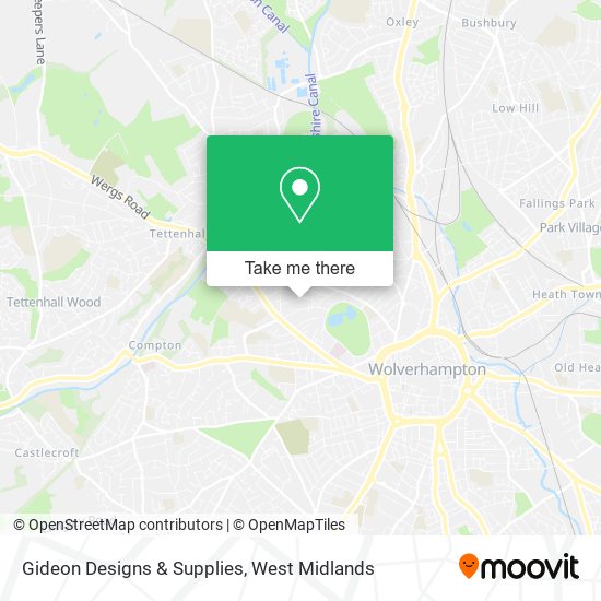 Gideon Designs & Supplies map