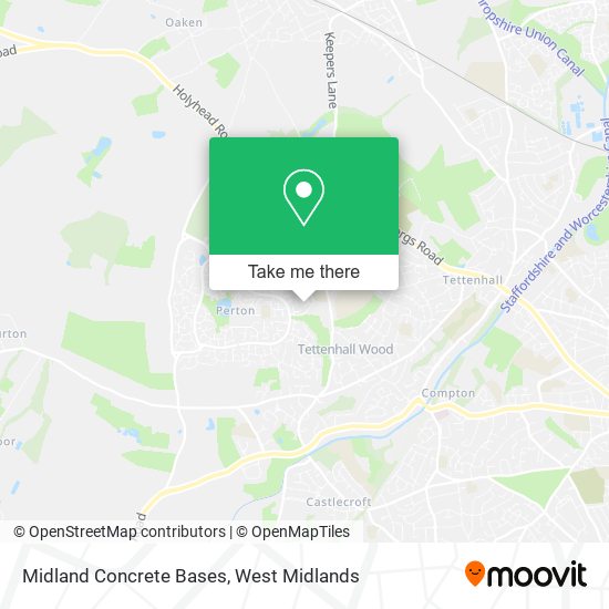 Midland Concrete Bases map