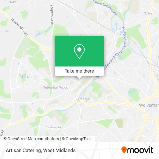 Artisan Catering map
