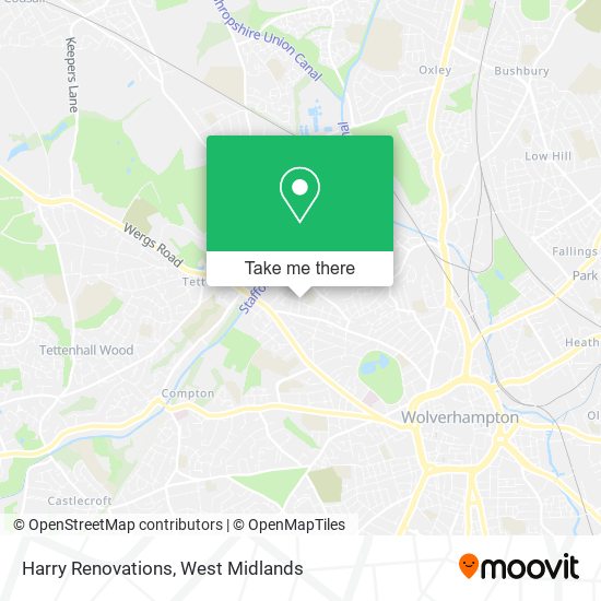 Harry Renovations map