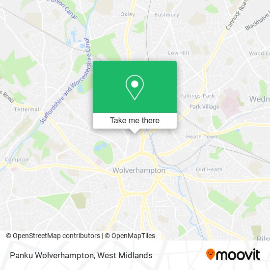 Panku Wolverhampton map