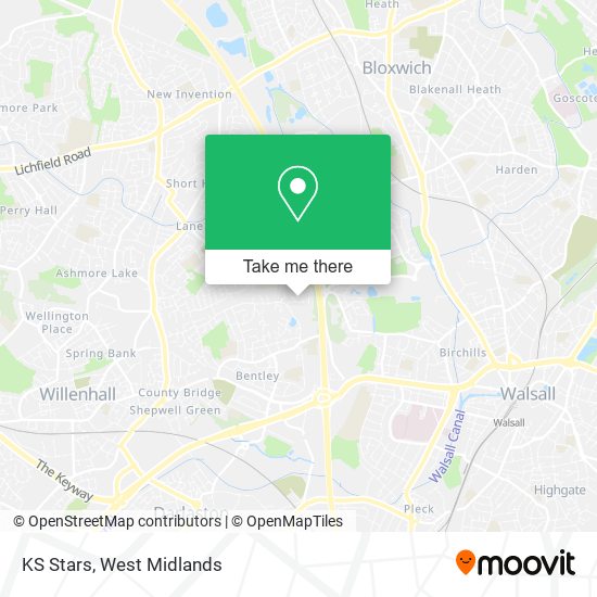 KS Stars map