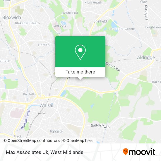 Max Associates Uk map