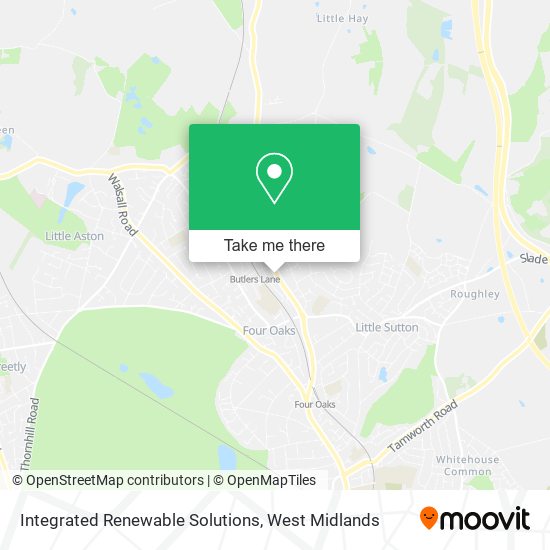 Integrated Renewable Solutions map