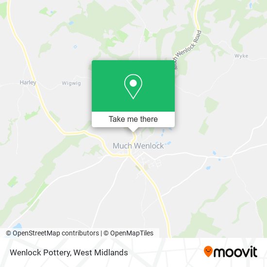 Wenlock Pottery map