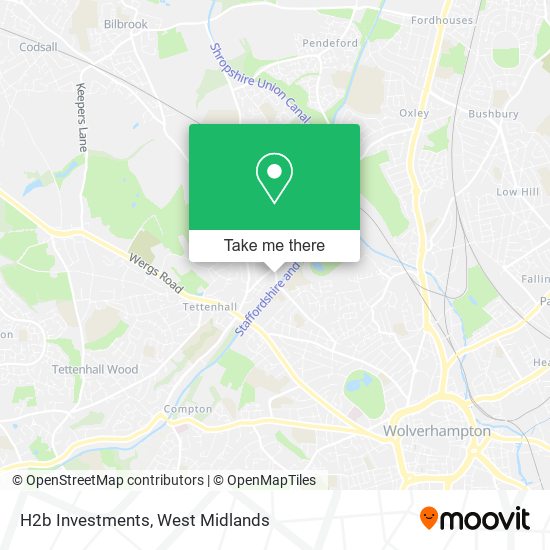 H2b Investments map