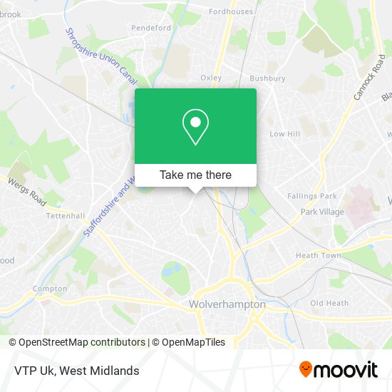 VTP Uk map