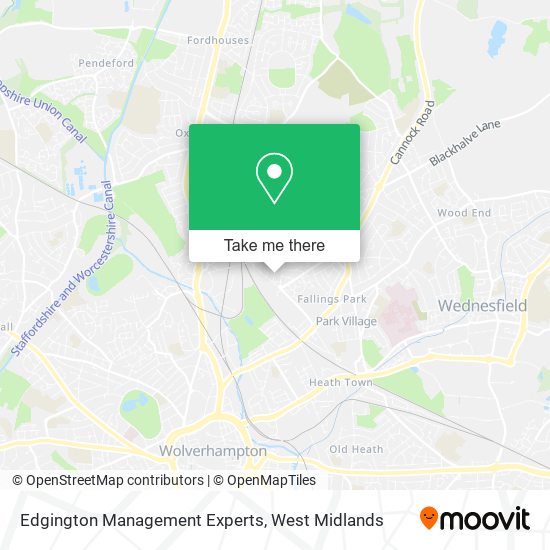 Edgington Management Experts map