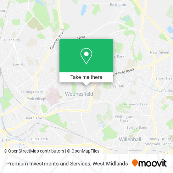 Premium Investments and Services map